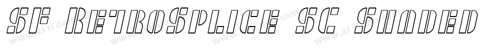 SF RetroSplice SC Shaded字体转换